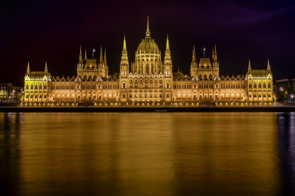 Budapest Parliament by Night