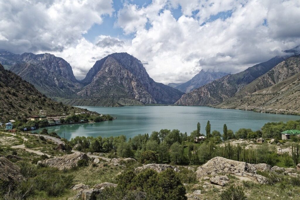 tajikistan lake nature