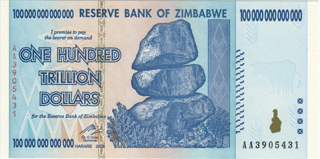 zimbabwe currency