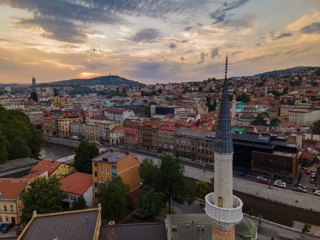 cidade velha de Sarajevo Bósnia